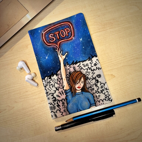 Stop! - El Çizimi A5 Defter