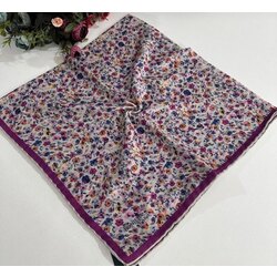 ✨Bonjela Soft Çiçek Desen Eşarp 90x90