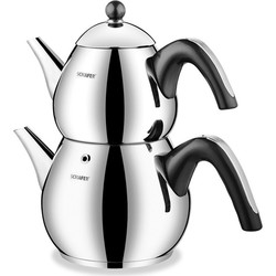 Schafer Tea Chef Orta Boy Siyah Çaydanlık