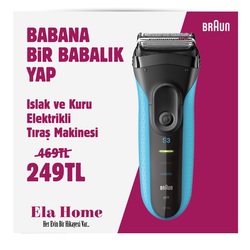 BraunProSkin 3010s ŞarjLI Islak ve Kuru Elektrikli Tıraş Makinesi