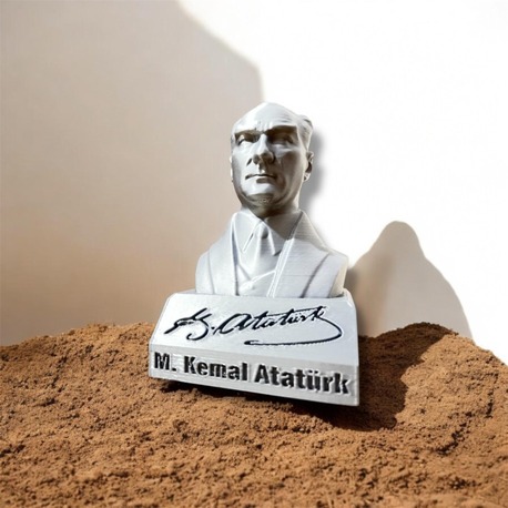 Atatürk Büst Gri Model