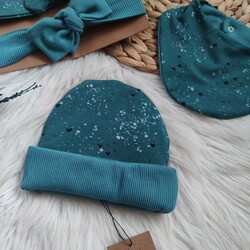 2 bandana bere ve önlük set