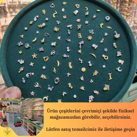 Tragus Küpe Çelik