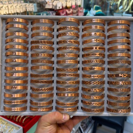Bakır Bileklik Lazer İşçilik