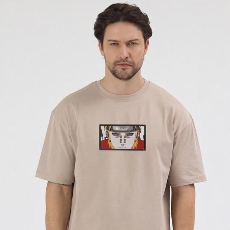 Pain Nakış İşlemeli Unisex Oversize T-Shirt