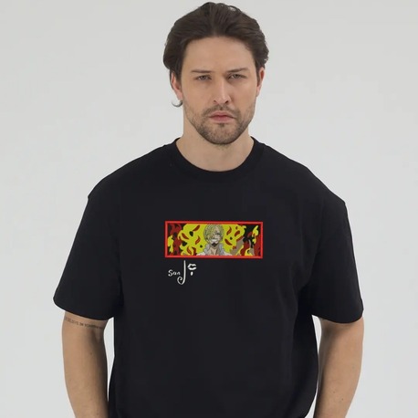 Sanji Nakış İşlemeli Unisex Oversize T-Shirt