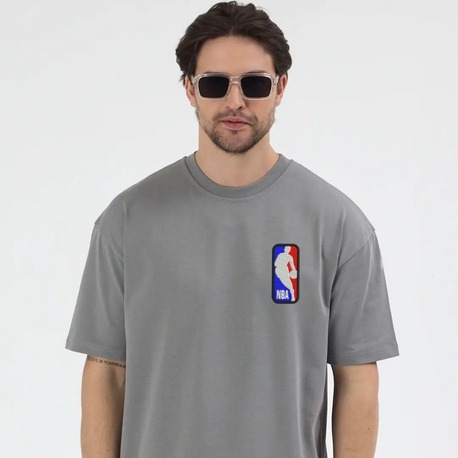 NBA Nakış İşlemeli Unisex Oversize T-Shirt