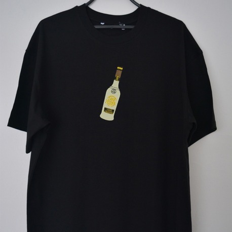 Sarı Zeybek Nakış İşlemeli Unisex Oversize T-Shirt