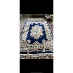 Lacivert Çin kabartma halısı 5 metre²