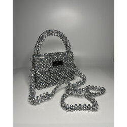 Silver Crystal Bag