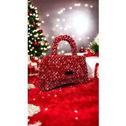 MAITE BEAD BAG -kırmızı
