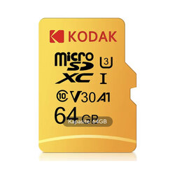 Kodak 64GB microSDXC Hafıza Kartı Sarı