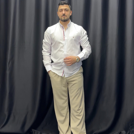 TOMMY HİLFİGER BEYAZ GÖMLEK