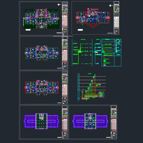 Autocad - Kapsamlı Anaokulu Projesi