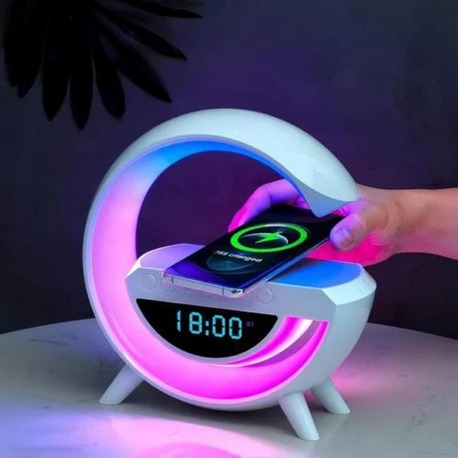 LED AYDINLATMALI KABLOSUZ ŞARJ HOPARLÖRÜ