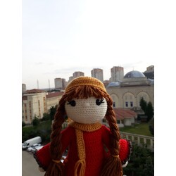 Amigurumi örgülü kız