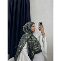 Etnik Desen Pamuklu Soft Şal 