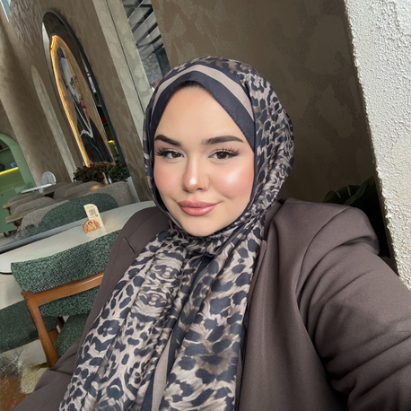 Kahverengi Leopar Soft Şal 