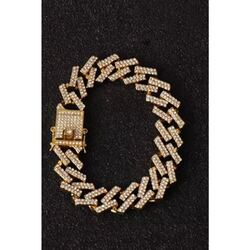 15 mm Gold Prong Bracelet