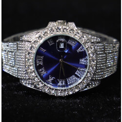 Iced Roli Case Watch V3 (Blue-Silver) 