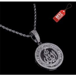  Iced Out ﷲ Pendant