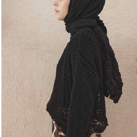 Freshscarf crash şal siyah