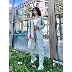 Özel Tasarım Blazer Pantolon Takım GRİ