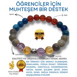 Öğrenci Doğal Taş Bileklik - A KALİTE