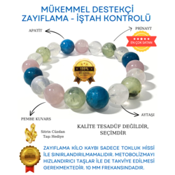 A KALİTE  Zayıflama İştah Kontrol Doğal Taş Bileklik