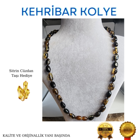 KEHRİBAR KOLYE