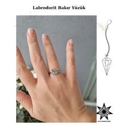Labrodorit Bakır Yüzük