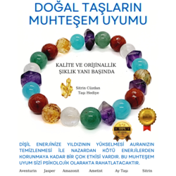 A KALİTE DOĞAL TAŞ UYUM BİLEKLİK