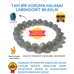 Labradorit 10 mm Doğal Taş Bileklik