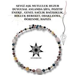 Doğal Taş Kolye ( 4, 6 ve 8 mm)