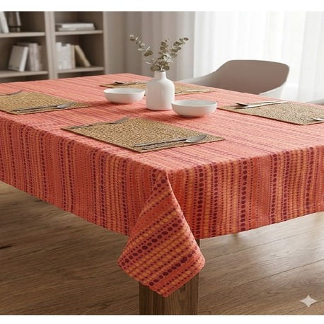 Taç Jakar Saten Dikdörtgen Masa Örtüsü – Ölçü: 160 x 300 cm