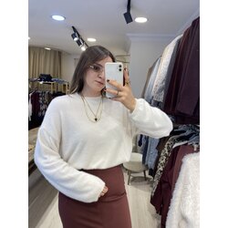 Yumuşak dokulu krem triko✨