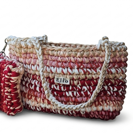 Flora Plaj Çantası ve Mini Cüzdan (Summer Collection)