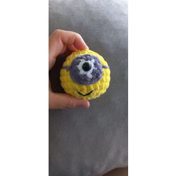 Amigurumi Minion anahtarlık 