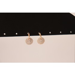 Vip Serisi Zirkon Taşlı Minimal Küpe