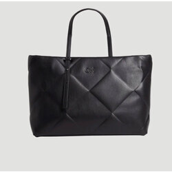 Calvin Klein Re-Lock Quilt Tote Black (28x38)