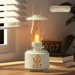 Gaz Lambası Işıklı Bluetoothlu Hoparlör
