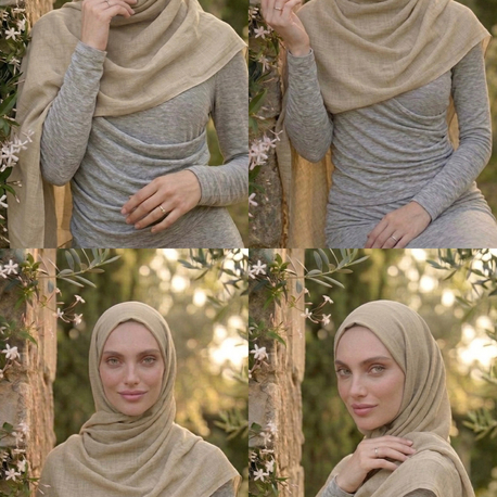 Aya şal•Antik bej