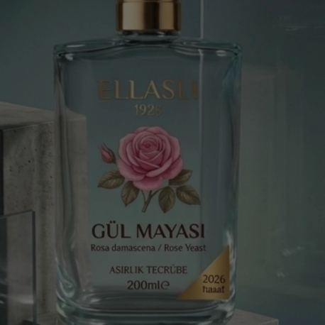 200ml Gül Mayası cam şişe
