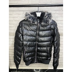 Kürk Kapüşonlu Şişme Mont