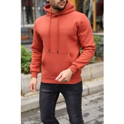KAPŞONLU KANGURU CEP SWEATSHİRT 
