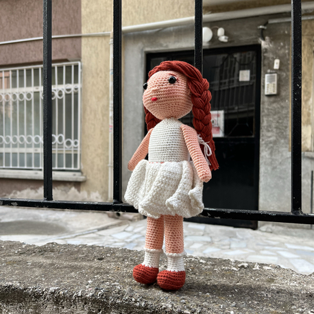 El örgüsü gelin bebek 
