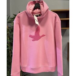 Pembe Sweatshirt Kapüşonlu
