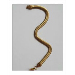 Elpis Snake | Kalın Yassı Zincir Bileklik 