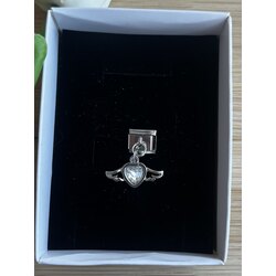 kanatlı kalp charm