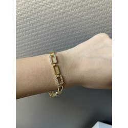 Dikdörtgen Şekilli Künye Gold/Gümüş